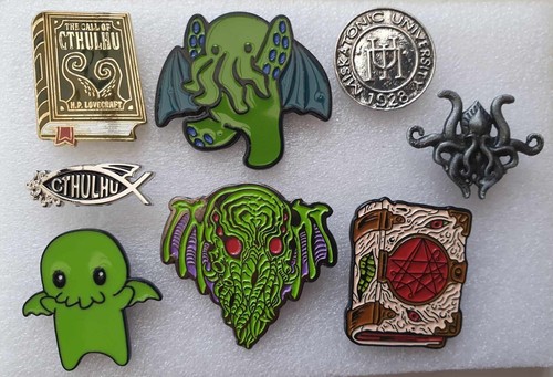 Lovecraft cthulhu lapel - h,