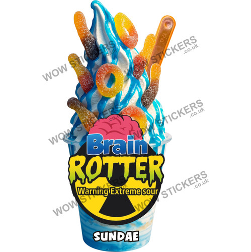 Brain rotter ice cream - rotter,