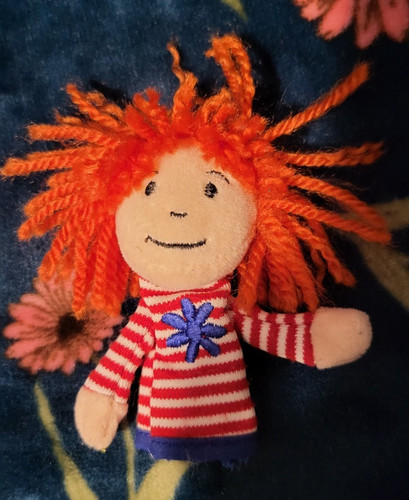 Jellycat red hair doll finger - doll,
