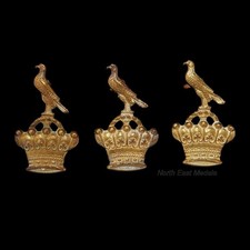 Three New Zealand 8th South Canterbury Mounted Rifles Collar Badges