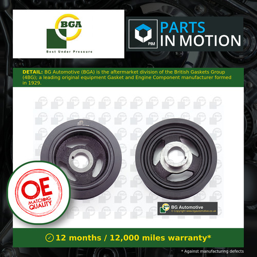 Crankshaft pulley fits - fits, 6