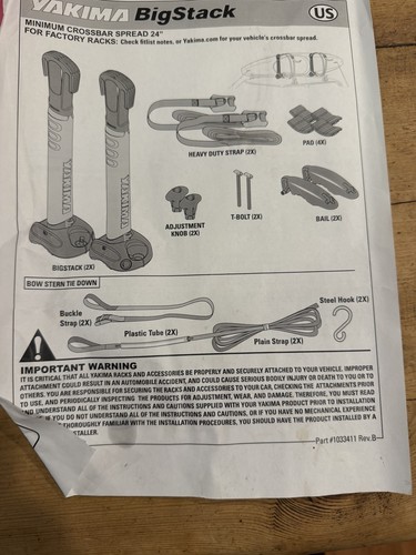 Yakima big stack kayak rack - stack,