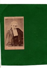 Victorian CDV Photograph of a Barrister wearing a Wig & Gowns C.1880