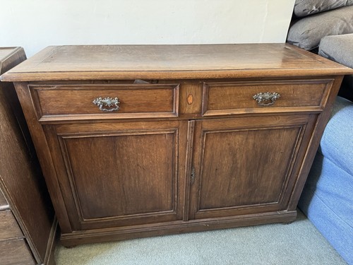 Antique oak sideboard - antique,