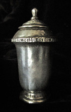 VINTAGE STERLING POUNCE POT BY