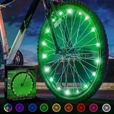 ​Bike Wheel Lights LED GREEN High Visibility 1 PC Activ Life Spoke Bright
