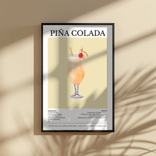 Pina Colada Cocktail Print