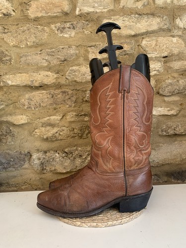 Abilene mens brown embroidered - mens,