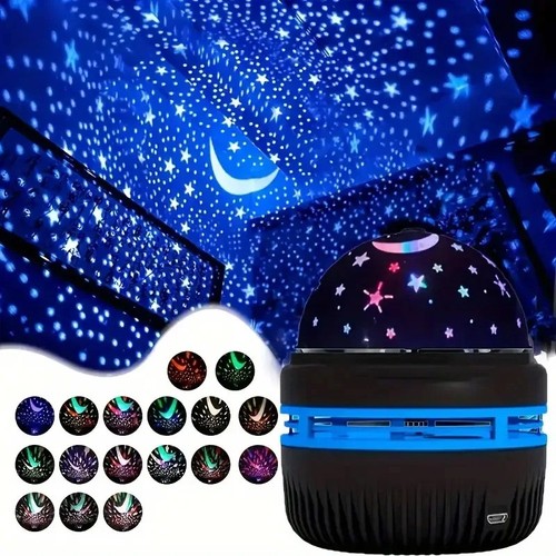 Rotating led galaxy starry - rotating,