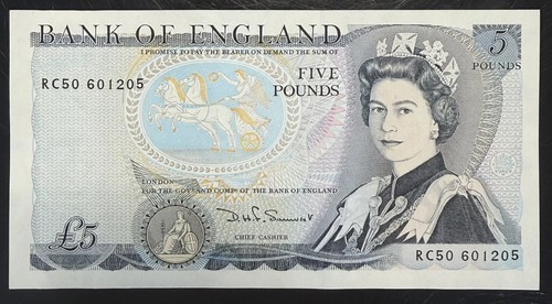 Old five pound note - old,