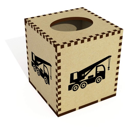 Square mobile crane truck - square, 'mobile