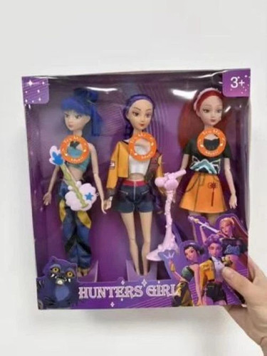 3pcs kpop demon hunters - demon, dolls