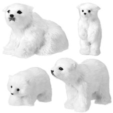 4 Pcs Polar Bear Christmas