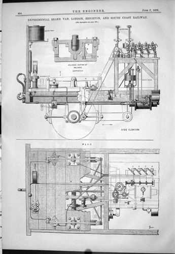 Old 1878 experimental brake - experimental,