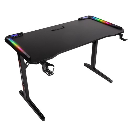 Gaming desk with - desk, rgb