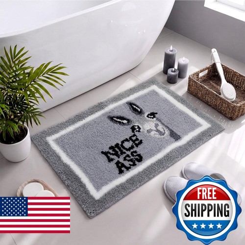 Boao donkey bathroom rug - donkey,
