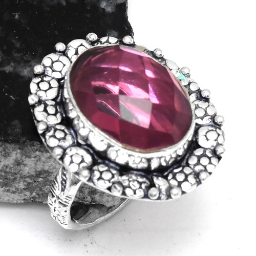 Pink topaz ethnic - pink,