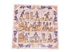 Spanish Ceramic Tile 9 Scenes
