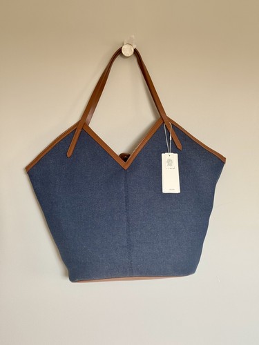 Vegan denim tote shopper - vegan,