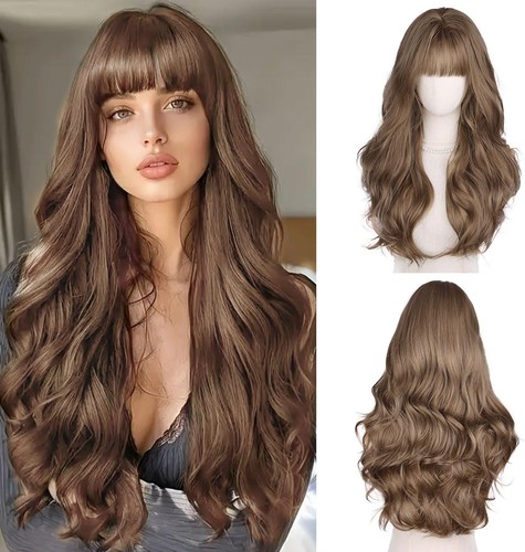 Fulang hair long - wave, brown