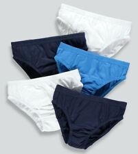Kids 5 Pack Boys Underwear Briefs Pants Underpants Blue White Cotton 1-16 YRS