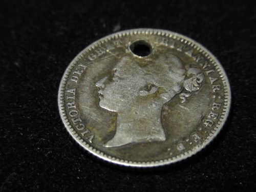 1874 sixpence coins - 1874, /