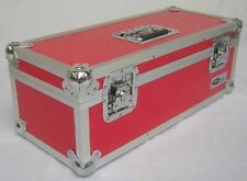 300 Red Singles Vinyl 7" Aluminium DJ Flight Record Storage Carry Case Box New