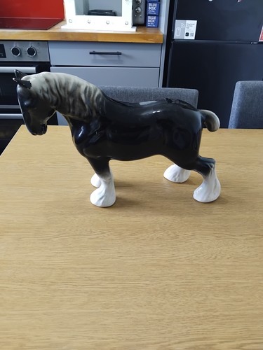Large ceramic shire - large, horse