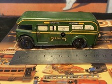 Wells Brimtoy clockwork Green Line Coach 1950s working rare INVESTMENT vgc