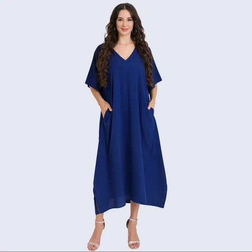 Women blue solid - blue,