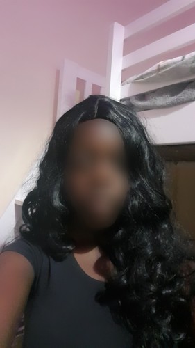 Black lace front - black, layered