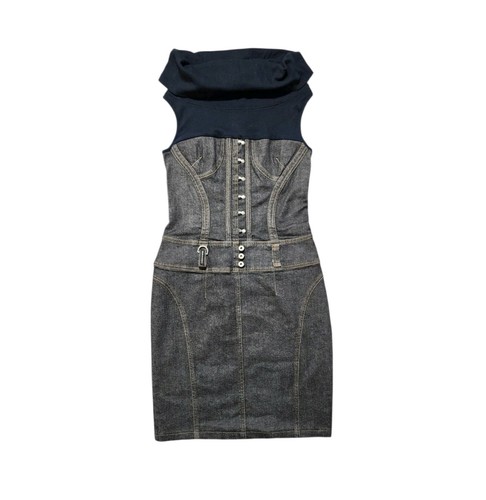 Vintage rare denim - rare, corset