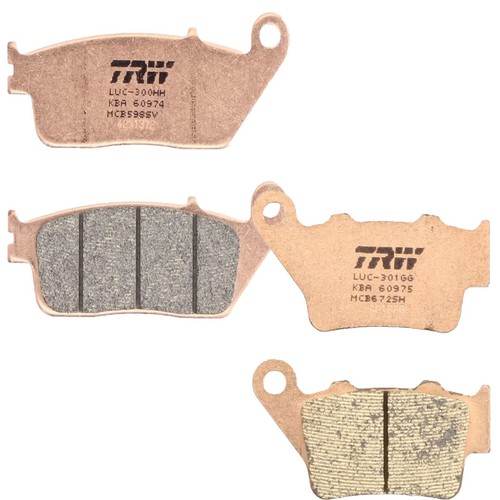 Brake pad set - , fits