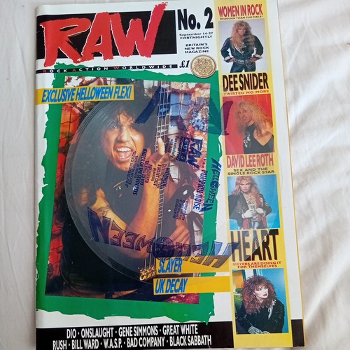 Raw heavy metal magazine 1988 - heavy,