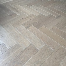 Oak Silver White parquet floor