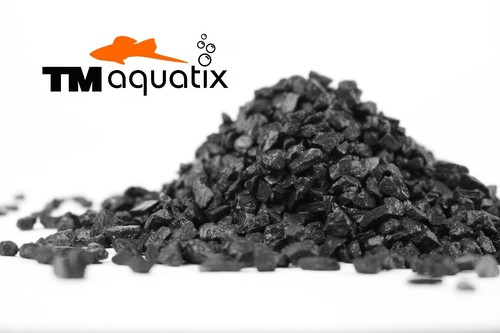 Black aquarium gravel natural - gravel,