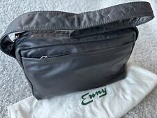 Genuine Enny Soft Dark Blue / Black Leather Shoulder Bag