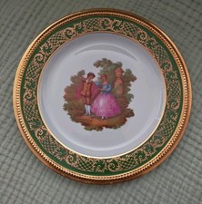 Beautiful Vintage La Reine Limoges France Fragonard Porcelain Plate
