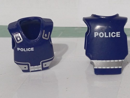 Playmobil blue bulletproof - playmobil, x2