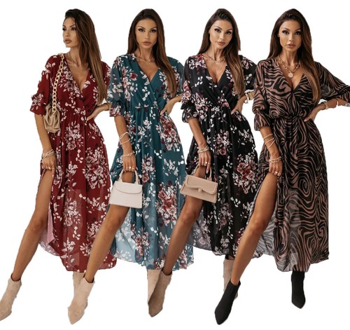 Womens holiday chiffon long - uk,