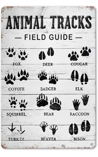Metal tin sign - metal, maker