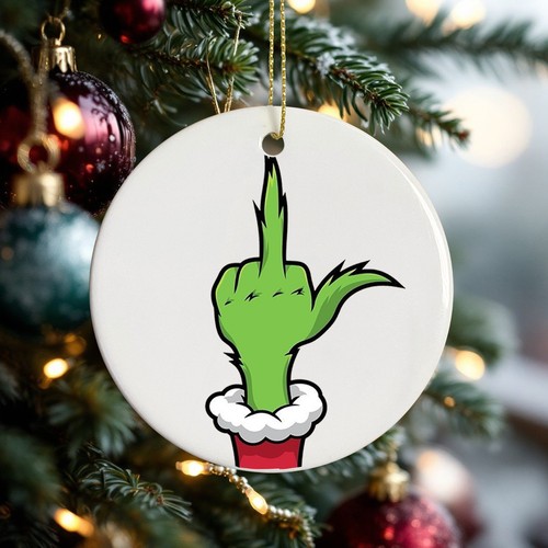 Polymer decoration grinch - polymer,