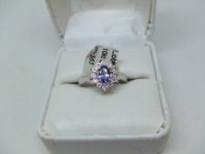 10k w.g. blue tanzanite &