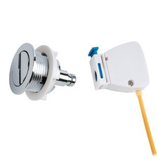 Toilet Flush Valve ABS Chrome