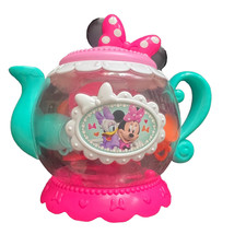Minnie Mouse Happy Helpers Terrific Tea Pot, Kids Pretend Play Tea Time Set Toys