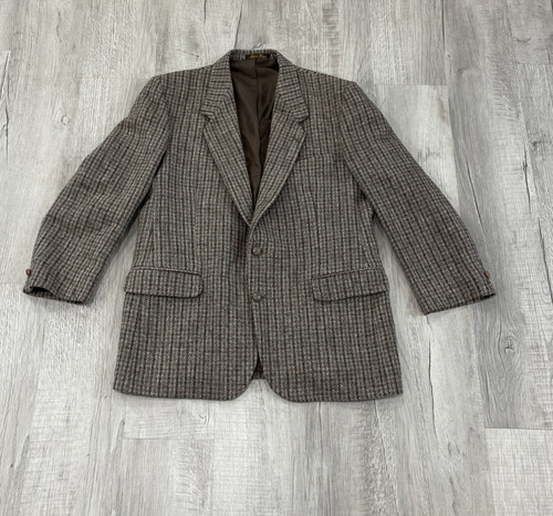 Vtg harris tweed blazer - tweed,