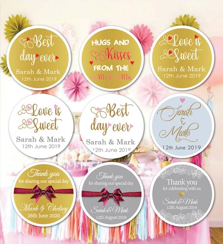 Glossy personalised wedding - glossy,