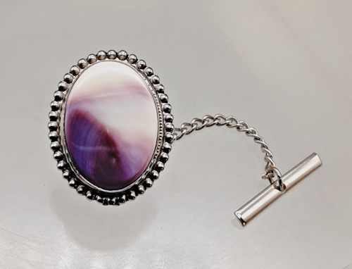 Vintage silver tone wampum - silver-tone, &