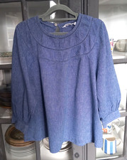 Toast Blue Chambray Shirt Size