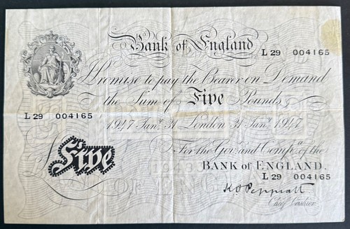 Bank england white 5 - **bank, **white